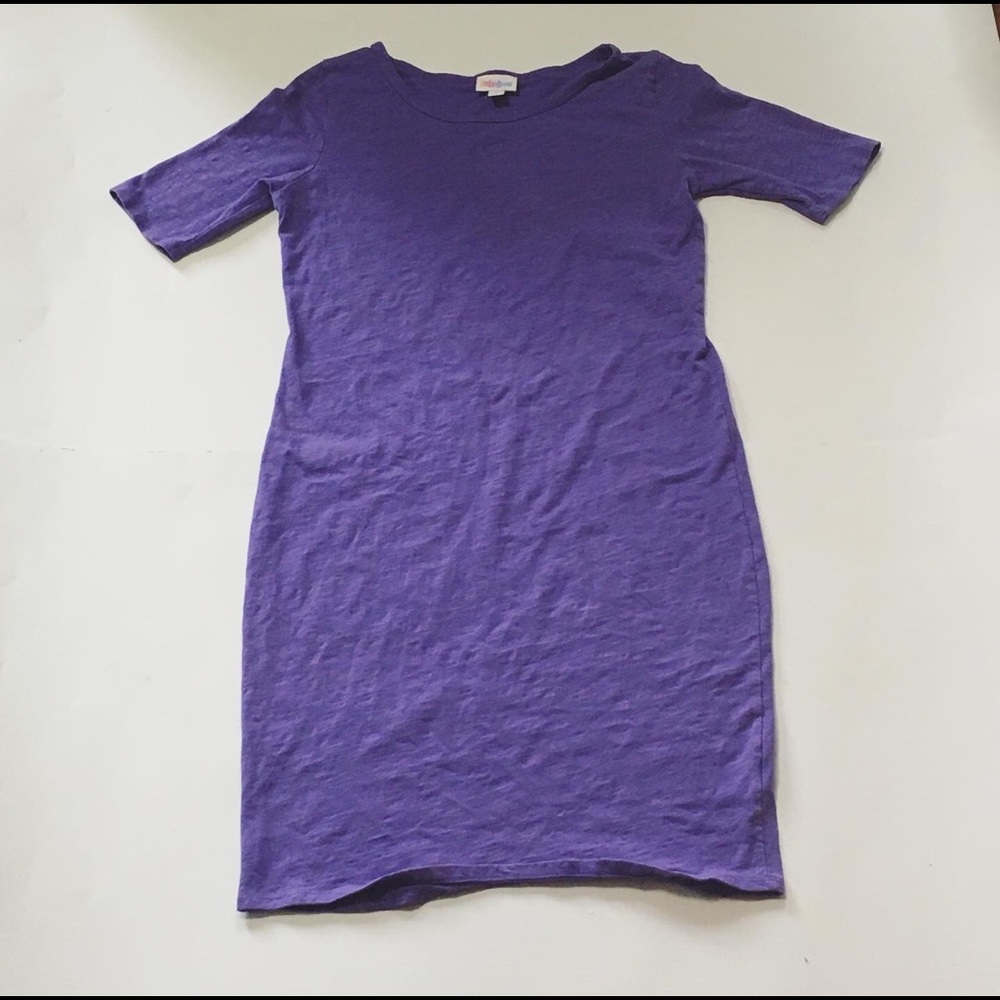 LulaRoe Solid Purple Julia Dress